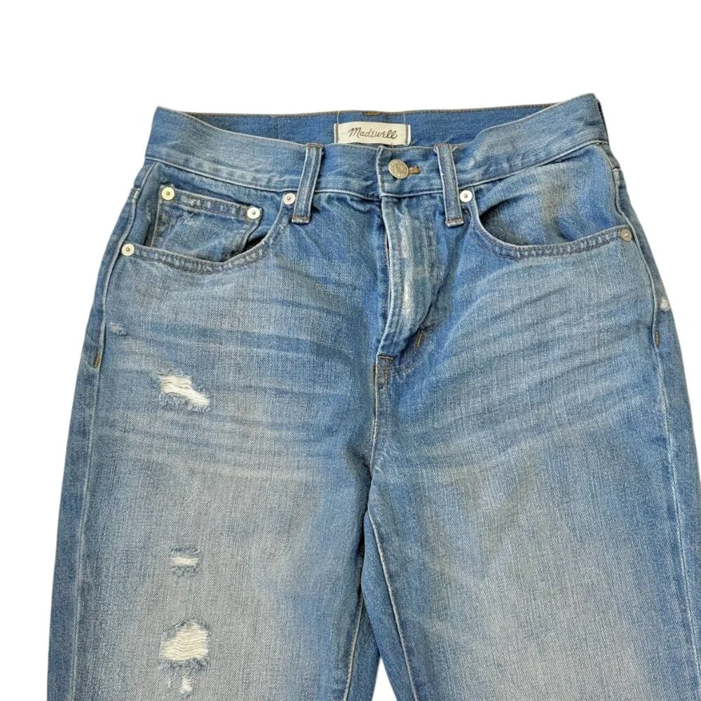 Madewell Perfect Vintage High Rise Distressed Edition Jeans Chet Wash size 26